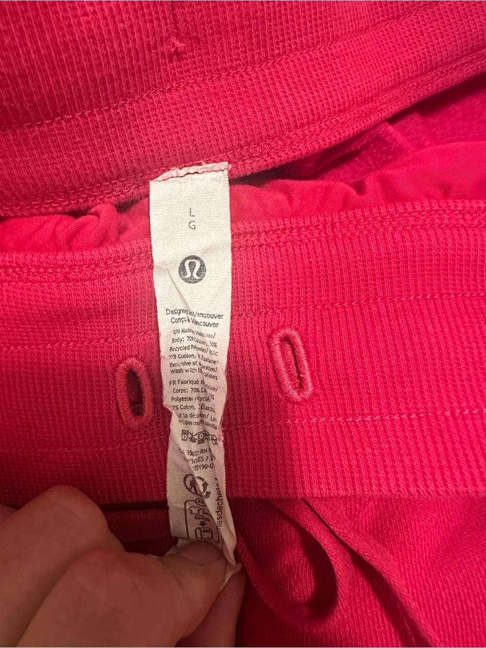Lululemon Scuba Mid-Rise Wide-Leg Pant in
Passionate Pink Size Large - Picture 10 of 10